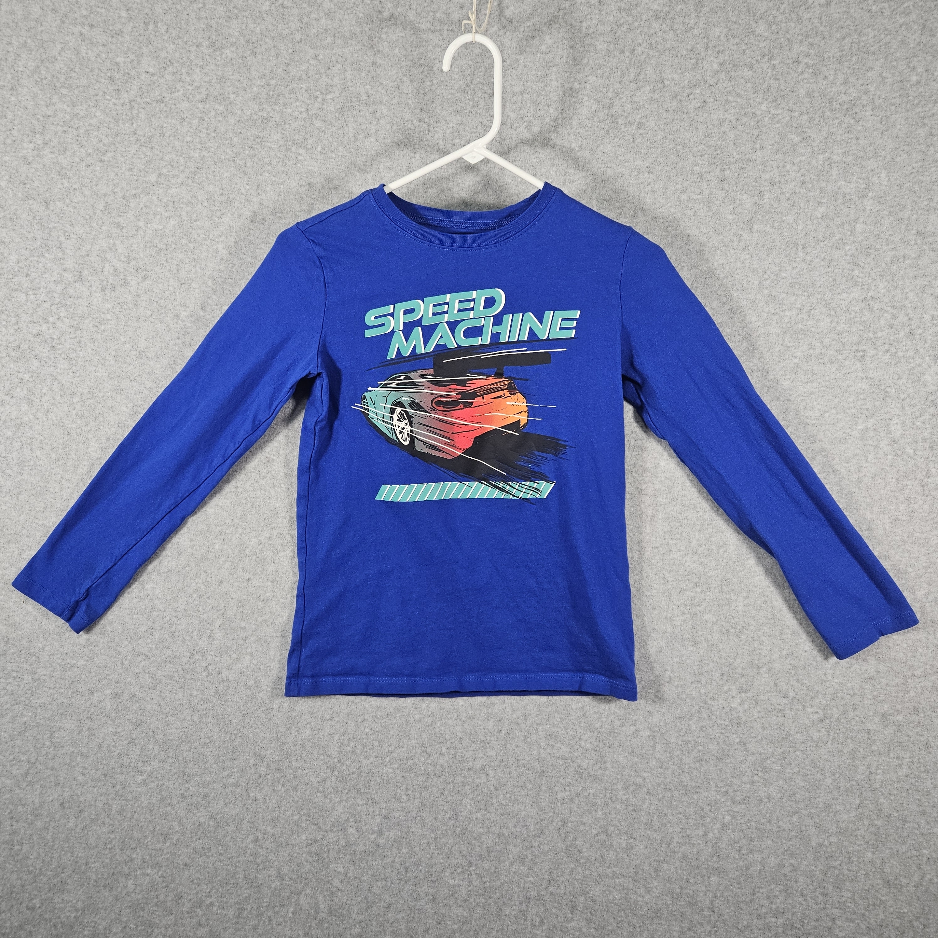 Oshkosh B'gosh Blue Speed Machine Long Sleeve Tee